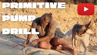 ANCIENT MACHINE Build | The Pump Drill #bushcraft #ancienthistory #survival #primitiveskills