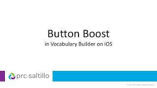 How to Use the Button Boost Feature in Vocabulary Builder on iOS
