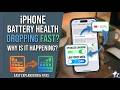 why is my iphone battery health decreasing so fast