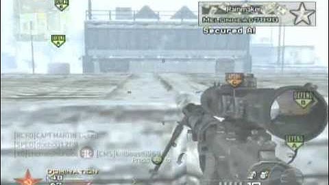 Mw2::Tactical Nuke::Intervention::Sub-Base::Domination::Gameplay w/Commentary