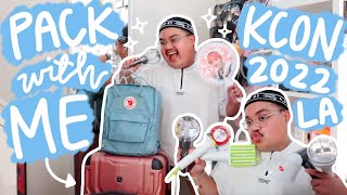 PACK WITH ME FOR KCON LA 2022 ✰