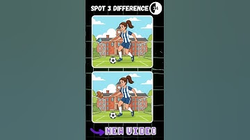 Can You Find 3 Differences? Only the Smartest Can! 🚀 #shorts #braintest