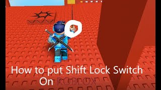 How To Put Shift Lock Switch On Roblox