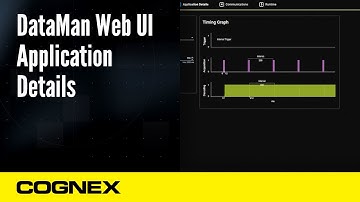 DataMan 290/390 Web User Interface: Application Details | Cognex Support