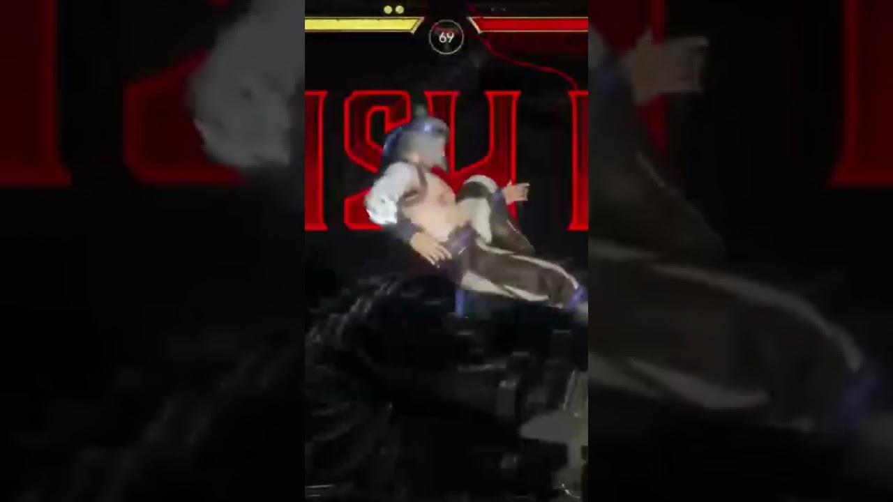 Liu Kang going crazy. 