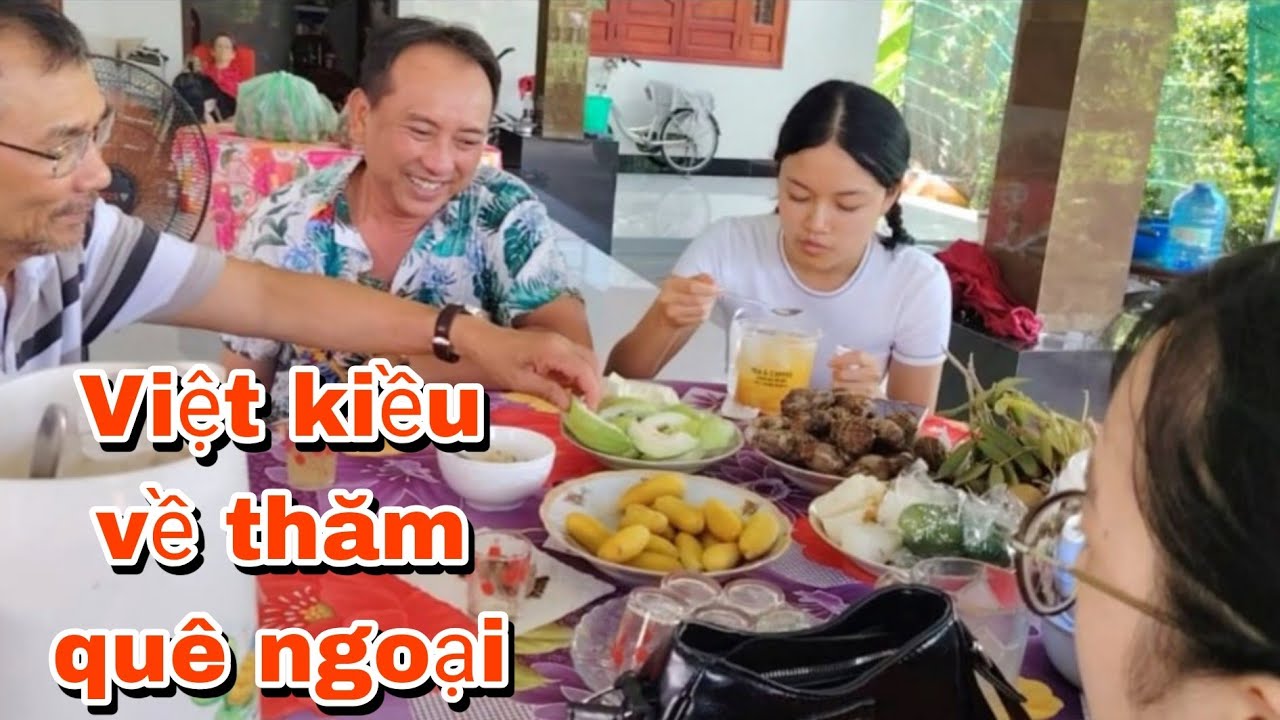 #20 Về thăm quê ngoại Cai Lậy Tiền Giang sau 12 năm | Ăn gỏi bông điên điễn ốc đắng, lẩu mắm 