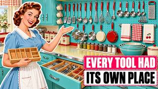 Why 1950s Kitchens Never Got Cluttered (And Ours Always Do)