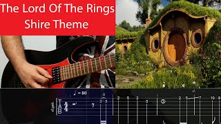 The Lord Of The Rings Shire(Concerning Hobbits) Guitar Lesson With Tab
