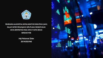 Demo Aplikasi Tugas Akhir | Universitas Indraprasta PGRI | Adji Muhamad Zidan - 201943501940