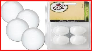 Fat Cat Foosball/Soccer Game Table Soccer Balls: 36 mm Regulation Size Foosballs, Solid White Profile