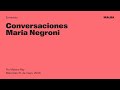 Conversaciones  mara negroni