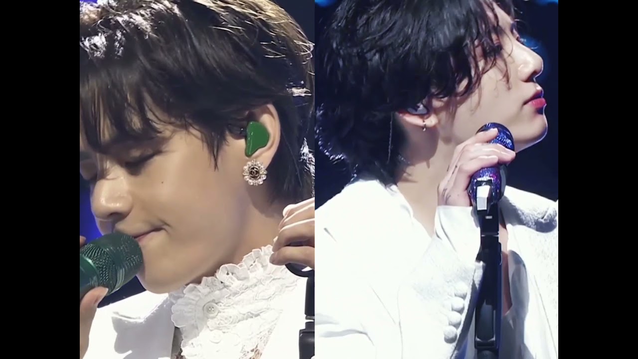 BTS V and Jungkook focus 