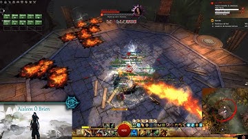 GW2 - Sabetha Kill [Warrior PoV] - 1:24 left on timer