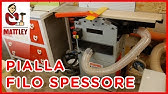 Recensione Pialla Filo Spessore Einhell Th Sp 204 Youtube