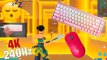 Aula Hero 68HE Unboxing ASMR 😴 Box Fight Gameplay 📦 Satisfying Keyboard Fortnite 4K 240 FPS 🏆