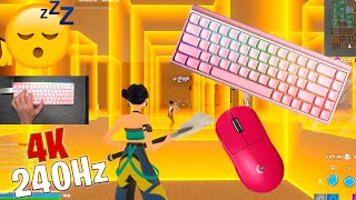 Aula Hero 68HE Unboxing ASMR 😴 Box Fight Gameplay 📦 Satisfying Keyboard Fortnite 4K 240 FPS 🏆