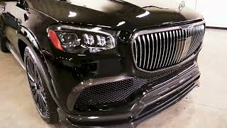 Mercedes Benz Maybach GLS 600 featuring a Larte Designs Custom Carbon Fibre Body Kit