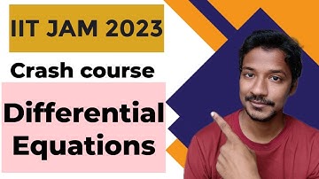 L-1 Differential Equations || IIT JAM 2023 || Crash Course
