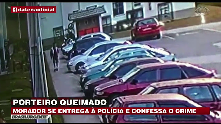 RJ: Morador que ateou fogo a porteiro confessa crime