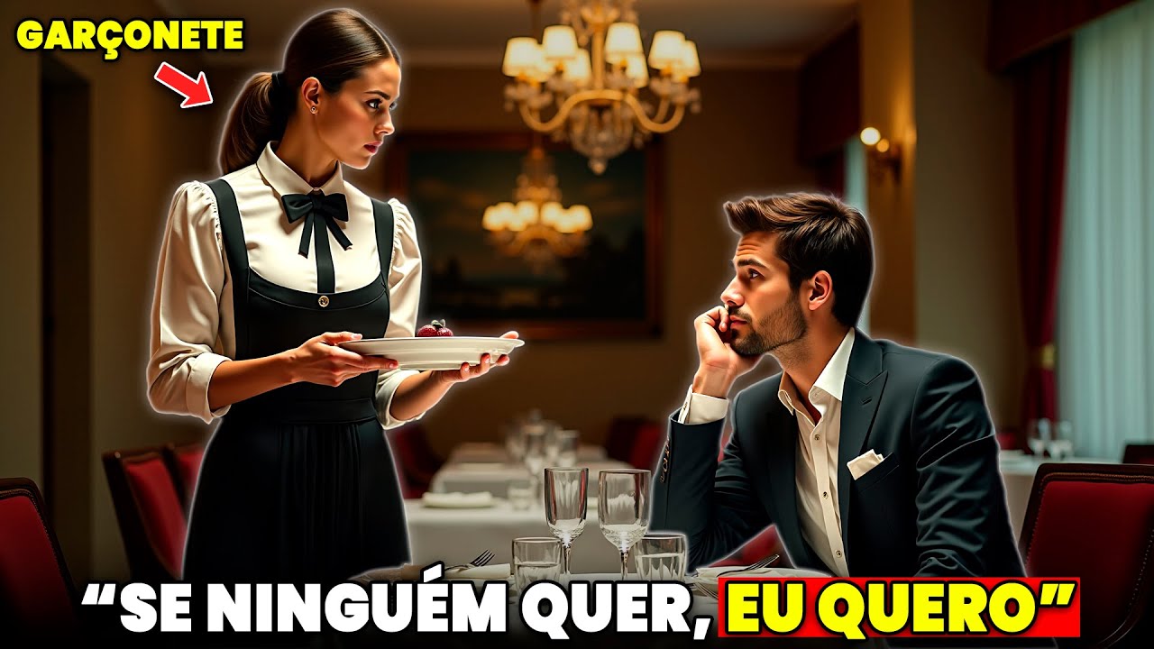ELE FOI REJEITADO 11 VEZES; SOZINHA E VIRGEM a GARÇONETE decidiu AJUDÁ-LO sem saber QUEM ELE ERA...