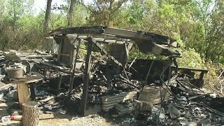 Camper Fire