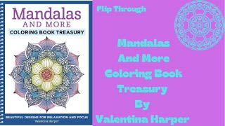 Mandalas And More Coloring Book Treasury Flip Through Adult Coloring screenshot 2