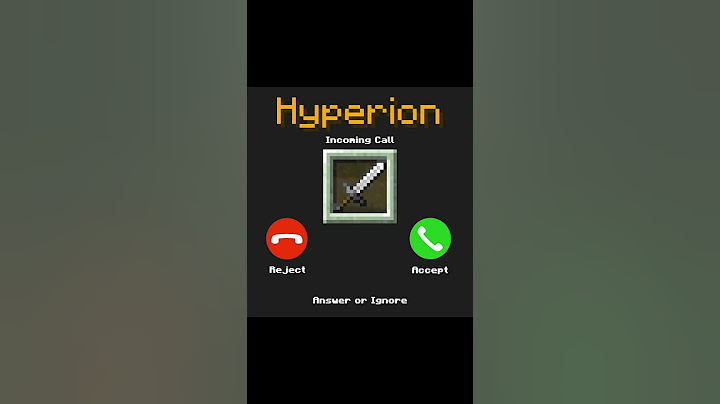 are you accepting the call? 📞   #hypixel #hypixelskyblock #minecraft #skyblock #Hyperion
