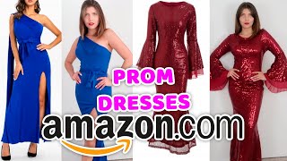 VESTIDOS BARATOS DE AMAZON! | LO QUE PEDÍ vs LO QUE RECIBÍ | Prom Dresses valen la pena?