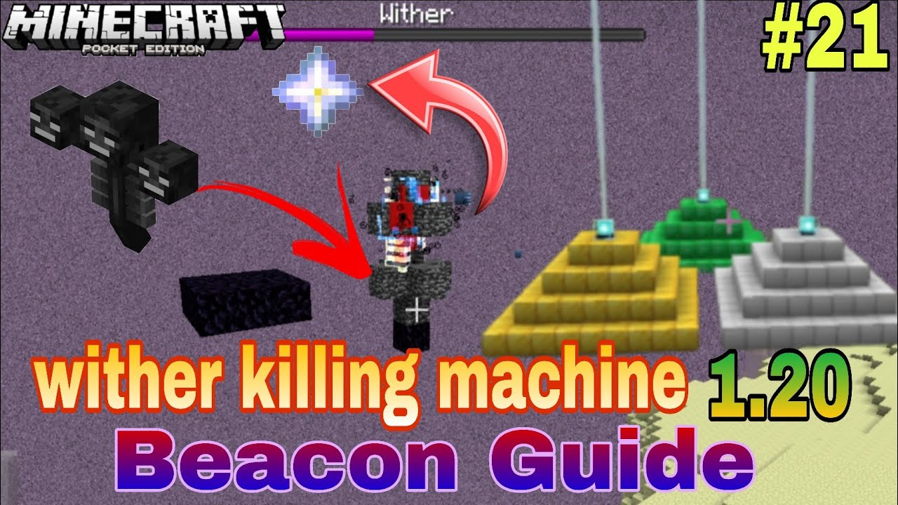 I made automatic whither killing machine in minecraft for Beacon ...