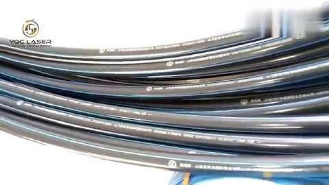 YF30F Pipe Fiber Laser Marking Machine Industrial Fly Laser Marker Solutions on HDPE Pipeline