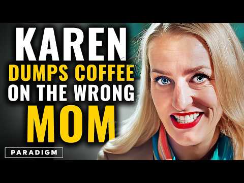 Rich Karen Dumps Coffee On The Wrong Mom