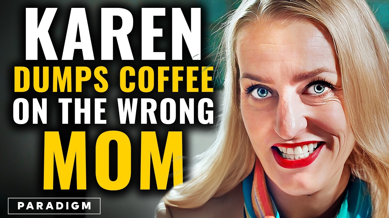 Rich Karen Dumps Coffee On The Wrong Mom