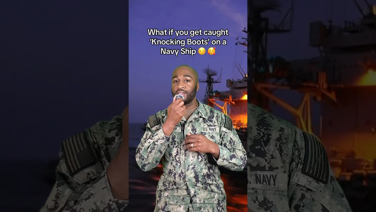 What happens if you get caught knocking boots on a navy ship? #military #miltok #navy #deployment