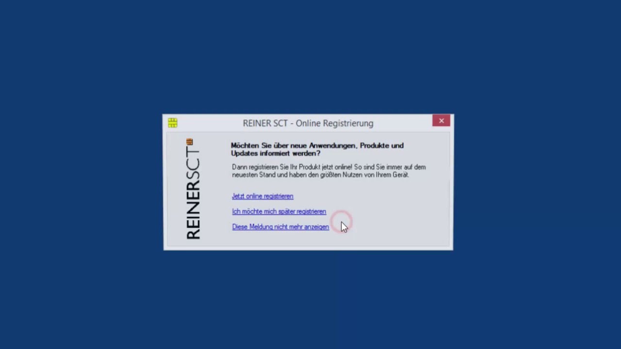 REINER SCT cyberJack Chipkartenleser Log Dateien