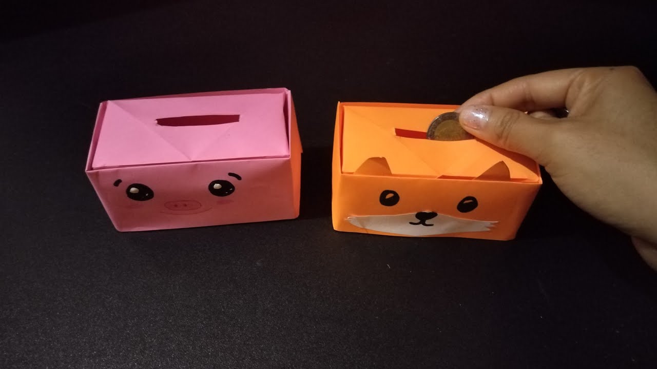 Alcancía de Origami / Decoraciones de Animalitos
