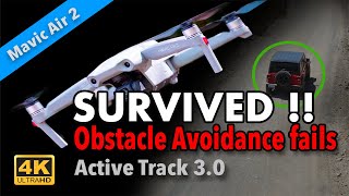 Obstacle avoidance fails | Active track | Mavic Air2 | Jeep