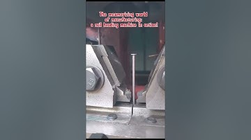 The Mesmerizing World of Manufacturing: A Nail Heading Machine in Action! #nails #howitsmade