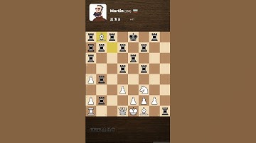 Martin with 31 Rooks #chess #bot #checkmate #shorts