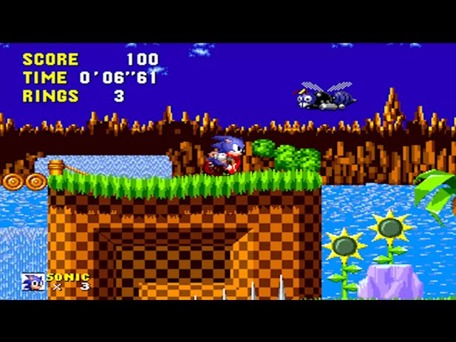 Sonic the Hedgehog 1: Green Hill Zone, Act 2 — Not Enough Rings