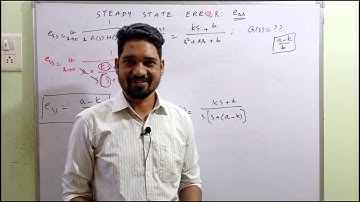 steady state error || error constants || control systems || ushendra