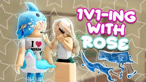 1V1-ING MY BFF IN MM2!!