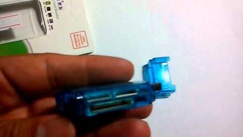 Mini usb multislot card reader from dealextreme.com