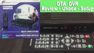 Mediasonic HW180STB HomeWorx HDTV Digital Converter Box with Media Player Function Dolby Digital and HDMI Out (Old Version) Mediasonic Homeworx HW180STB DVR - PVR unbox, review, setup