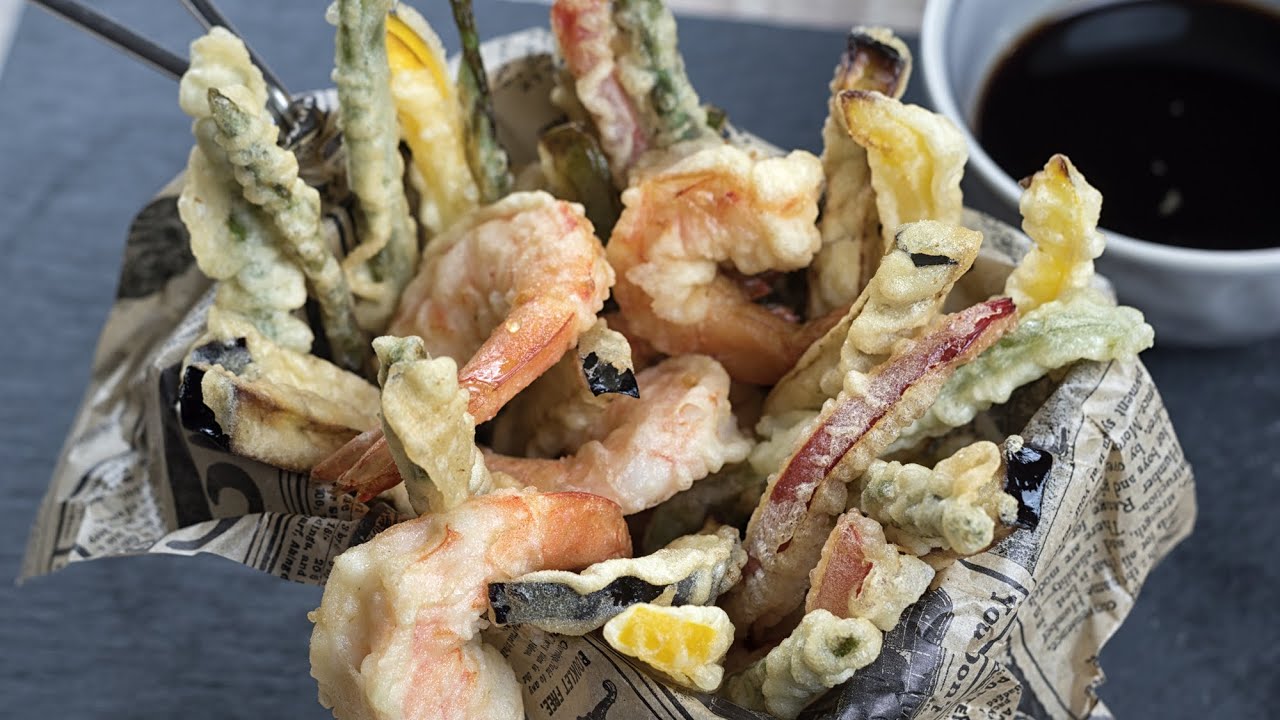 Como hacer TEMPURA DE VERDURAS y que te quede fina y crujiente