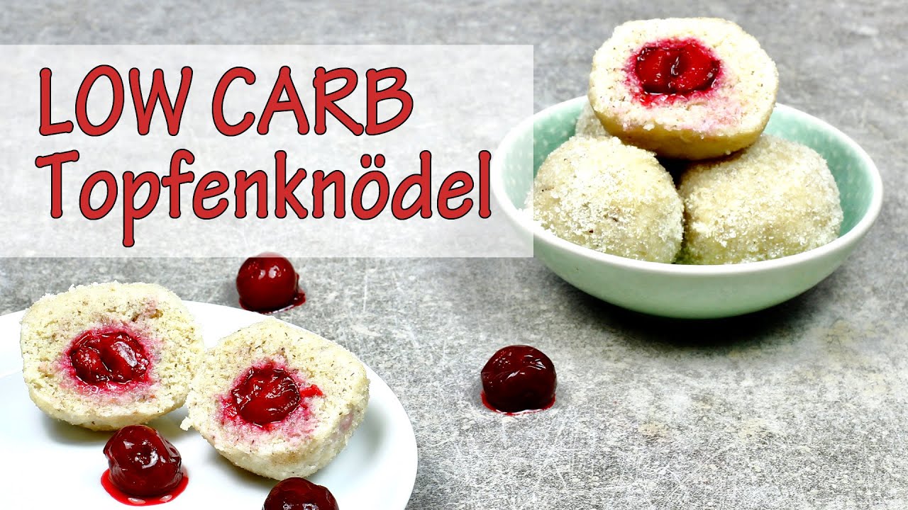 LOW CARB Topfenknödel - schnelles &amp; einfaches Dessert - YouTube