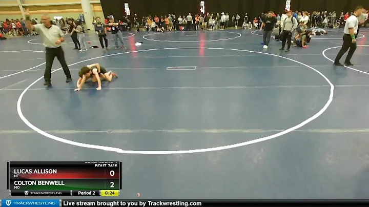 63 Lbs Cons. Round 4 - Lucas Allison, NE Vs Colton...