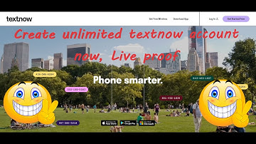 How To Create Textnow Unlimited account. Textnow sign up and link send problem solve live proof 2022