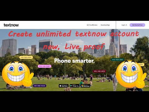 How To Create Textnow Unlimited account. Textnow sign up and link send problem solve live proof 2022