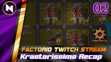 Factorio Krastorissimo Recap | #2 A CITY EMERGES | Livestream Summary