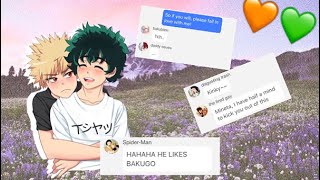 BNHA Texts || “Would You Be So Kind” Lyric Prank || BkDk Endgame!